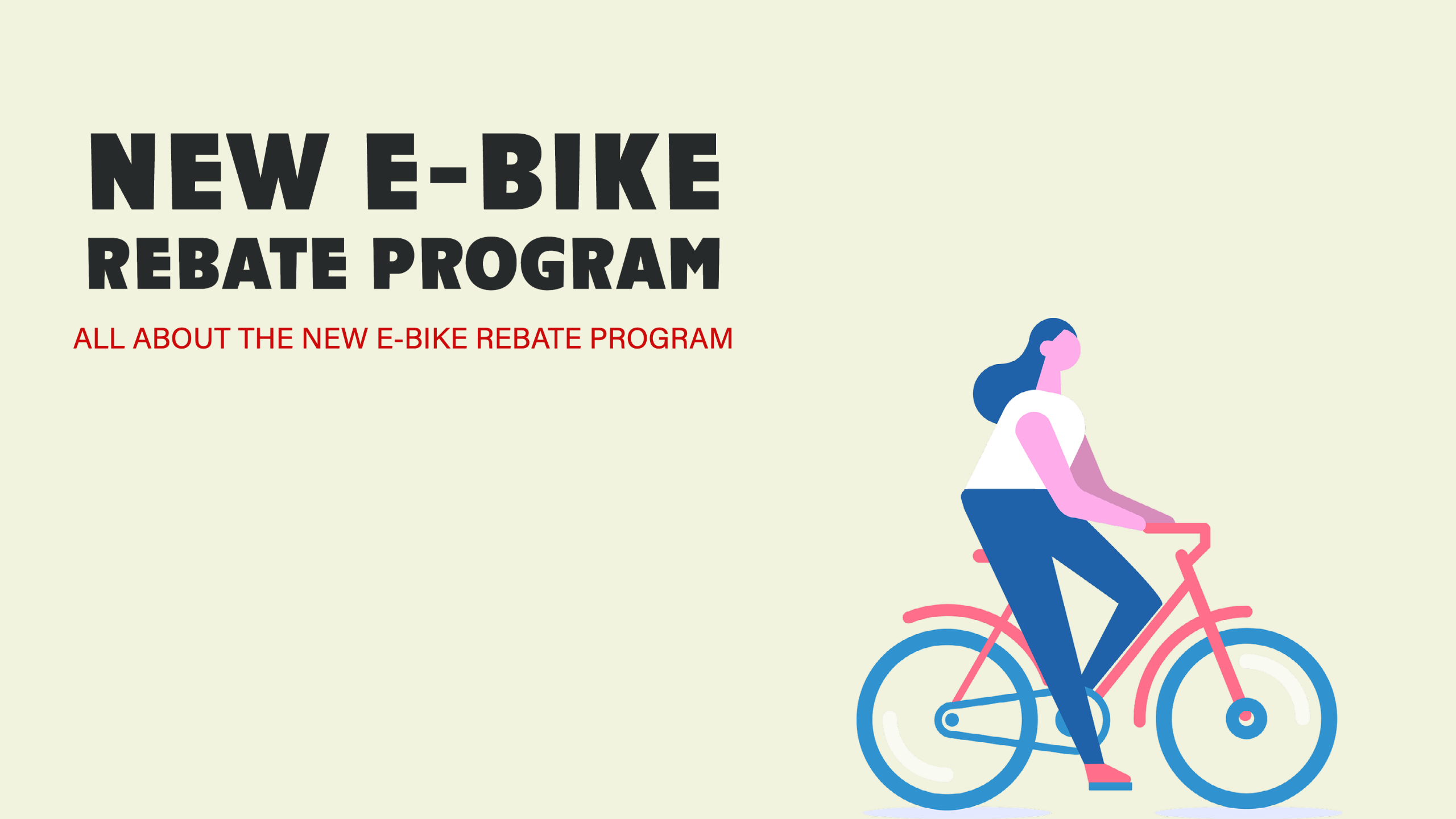 All About The New ElectricAssisted Bicycle Rebate Program Bicycle